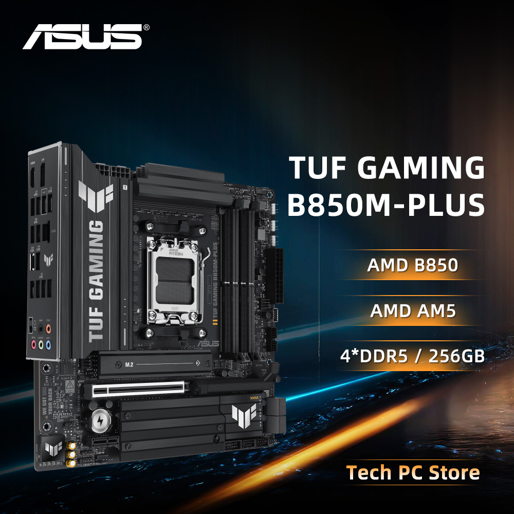 ASUS TUF GAMING B850M-PLUS AMD - X870E Atx Motherboard บทวิจารณ์และราคา